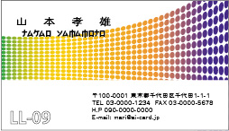 デザイン名刺LL-09